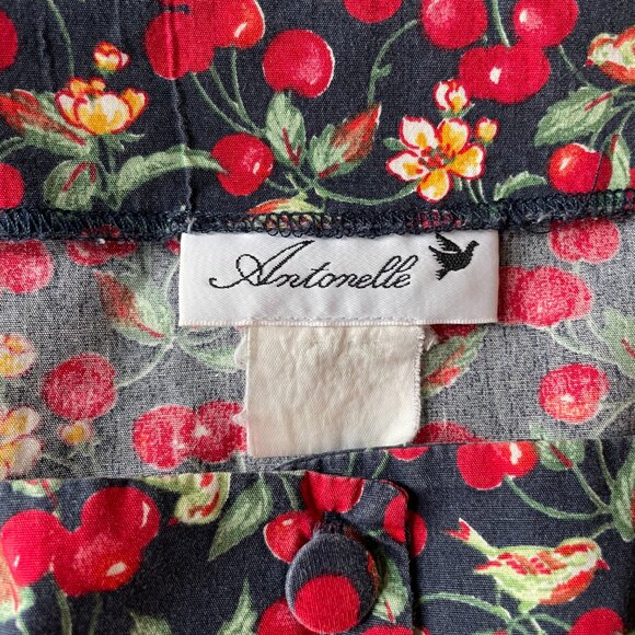 Antonelle vintage French cherry vest - Picture 2 of 4